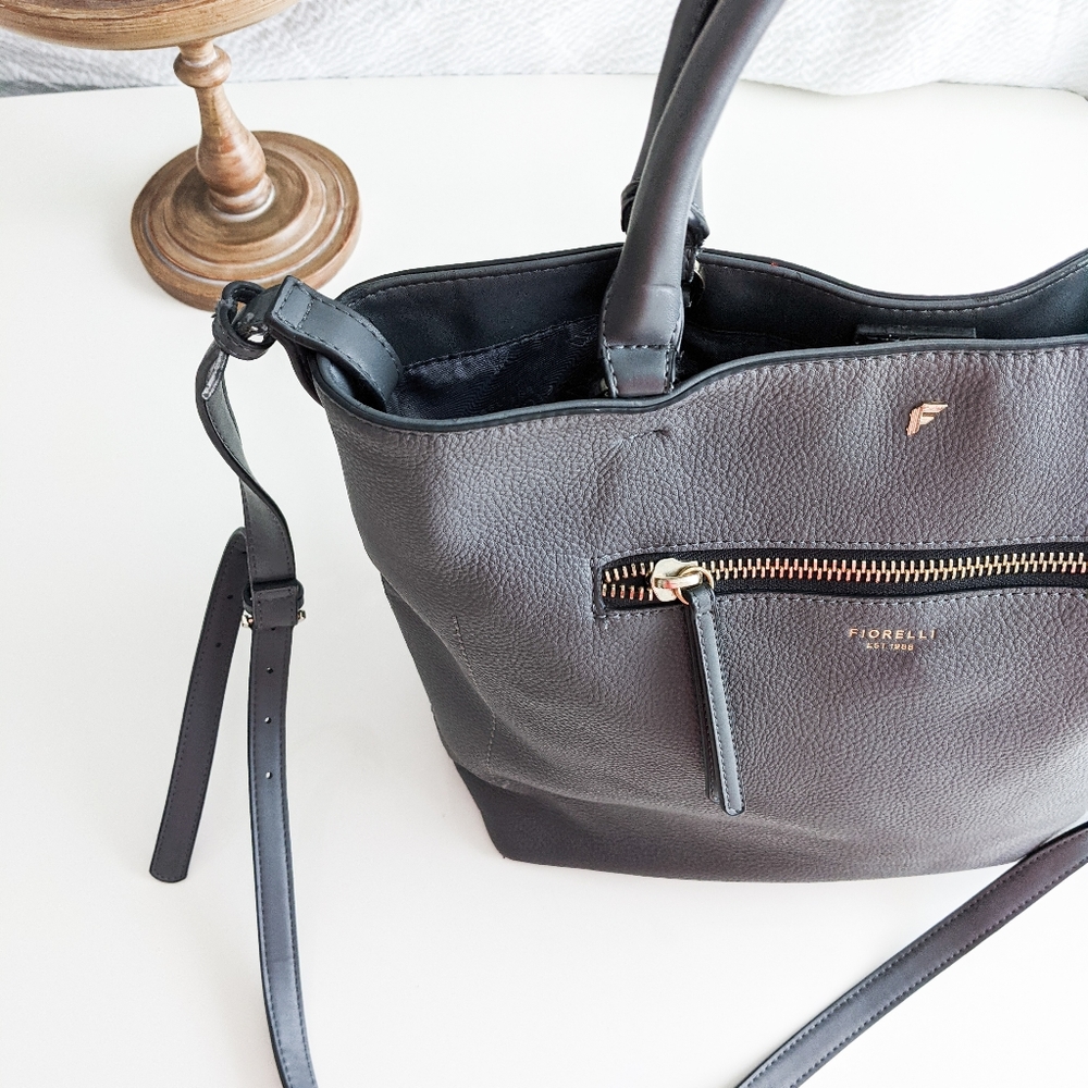 COPY - Giorgio Fiorelli Large Pebbled Leather Tote Bag - Picture 6 of 10